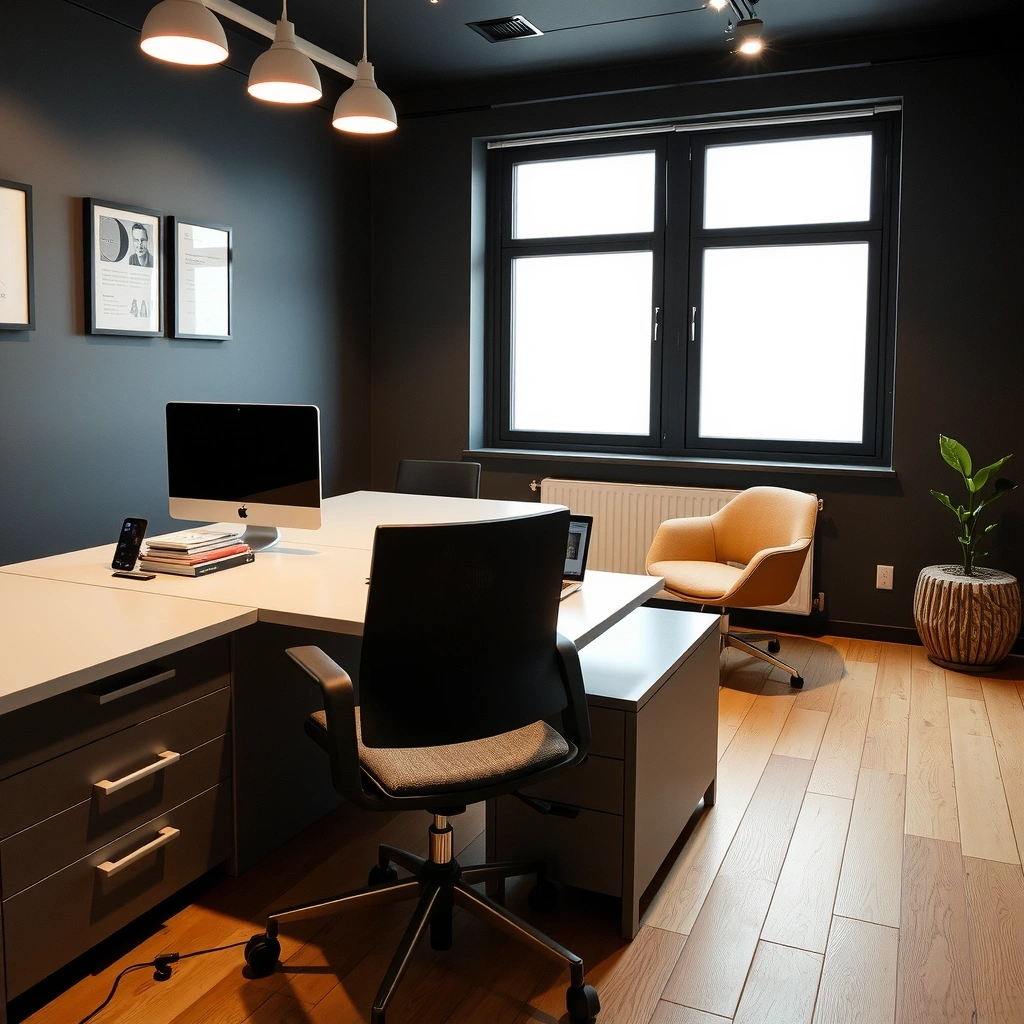 Professional office environment background